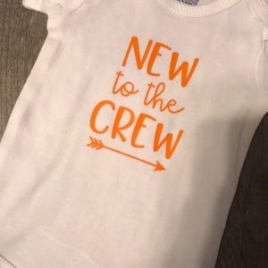 New To The Crew Onsie